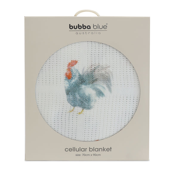 Little Rooster Cellular Blanket