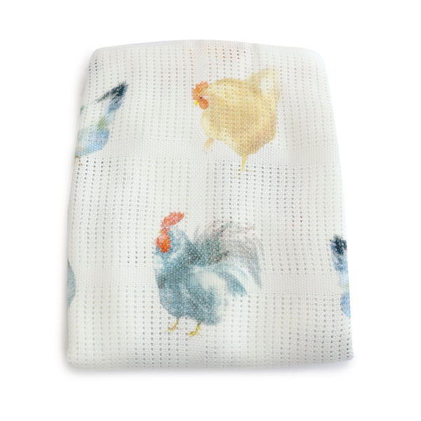 Little Rooster Cellular Blanket