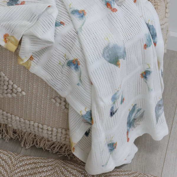 Little Rooster Cellular Blanket