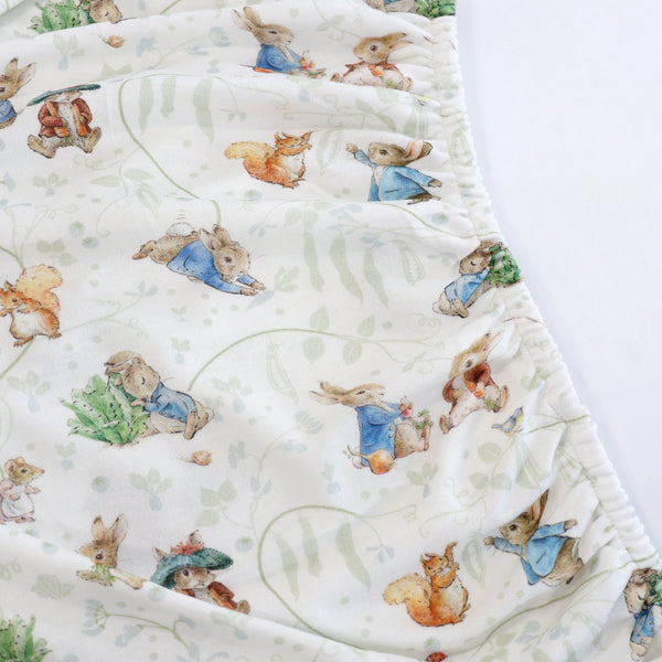 Peter Rabbit & Benjamin Bunny Co Sleeper/Bedside Sleeper Fitted Sheet