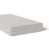 Provincial 2pk Jersey Cot Fitted Sheets - Olive/Taupe