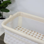 Bubba Sundae 2pk Jersey Co Sleeper/Bedside Sleeper Fitted Sheets - Chestnut - Bubba Blue Australia