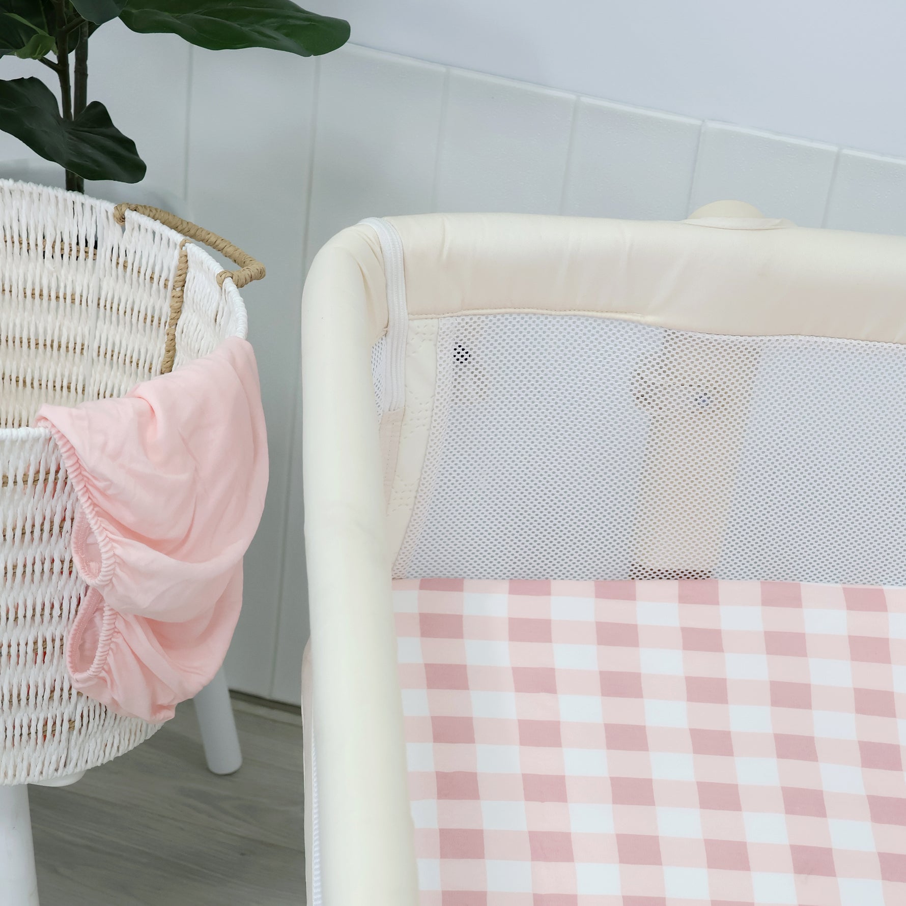 Bubba Sundae 2pk Jersey Co Sleeper/Bedside Sleeper Fitted Sheets - Cupcake - Bubba Blue Australia