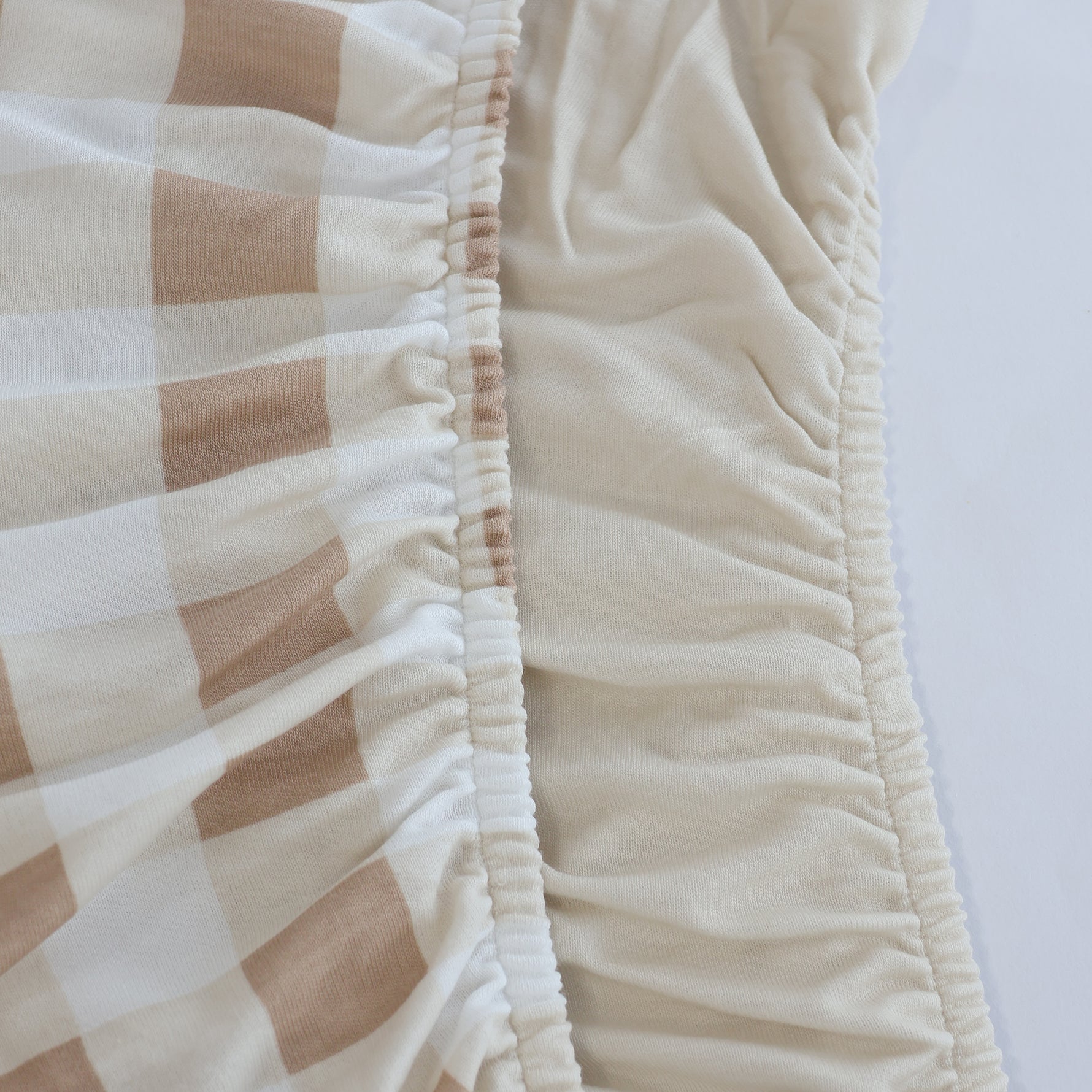 Bubba Sundae 2pk Jersey Co Sleeper/Bedside Sleeper Fitted Sheets - Chestnut - Bubba Blue Australia