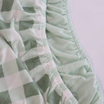 Bubba Sundae 2pk Jersey Co Sleeper/Bedside Sleeper Fitted Sheets - Greentea - Bubba Blue Australia