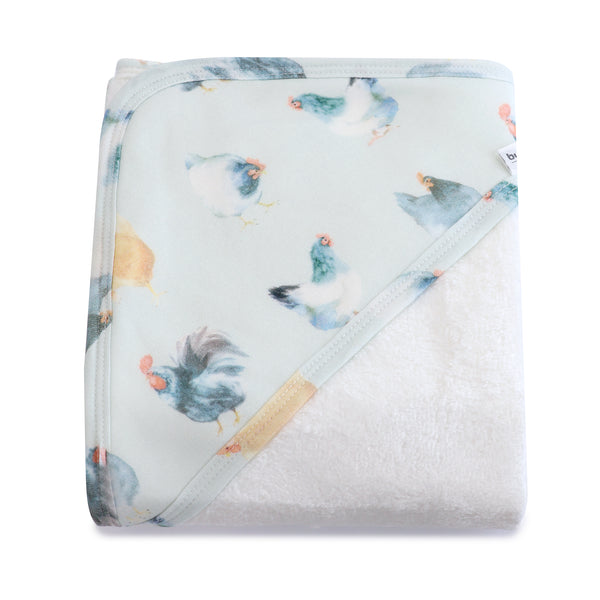 Little Rooster Hooded Towel