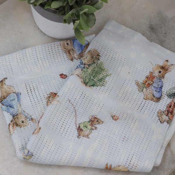 Peter Rabbit & Benjamin Bunny Cellular Blanket