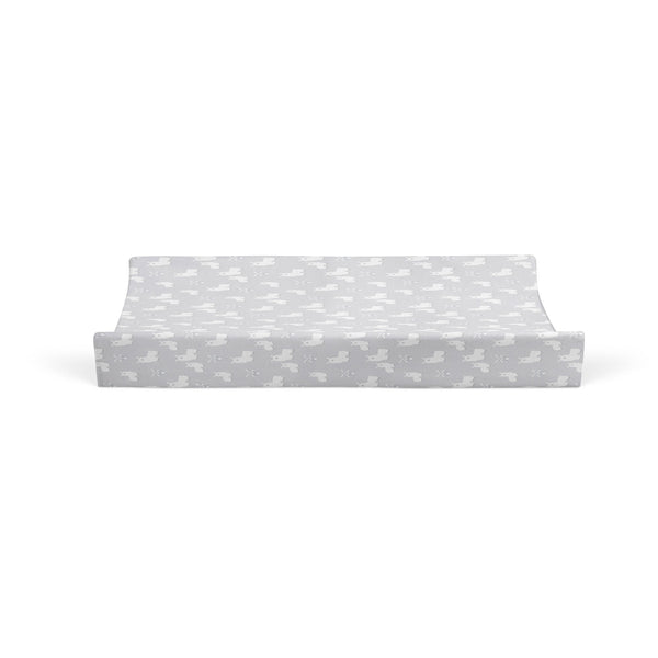 Provincial 2pk Waterproof Change Pad Covers - Blush/Grey