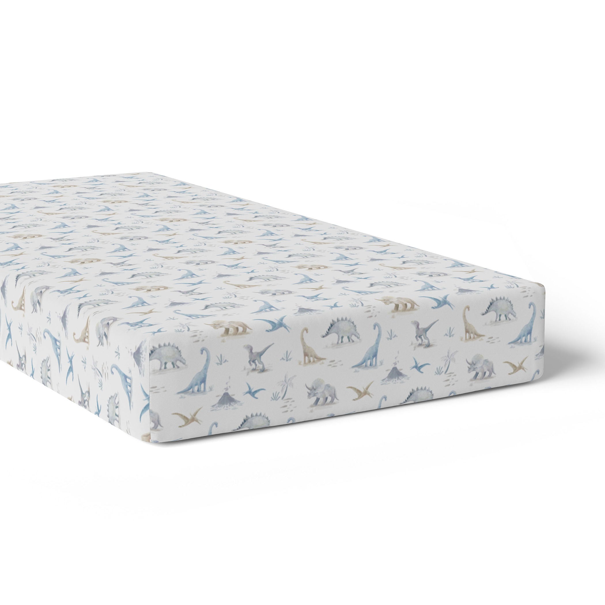 Jurassic Bamboo 2pk Jersey Cot Fitted Sheets