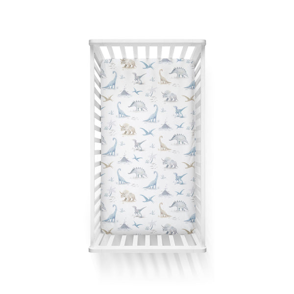 Jurassic Bamboo 2pk Jersey Cot Fitted Sheets