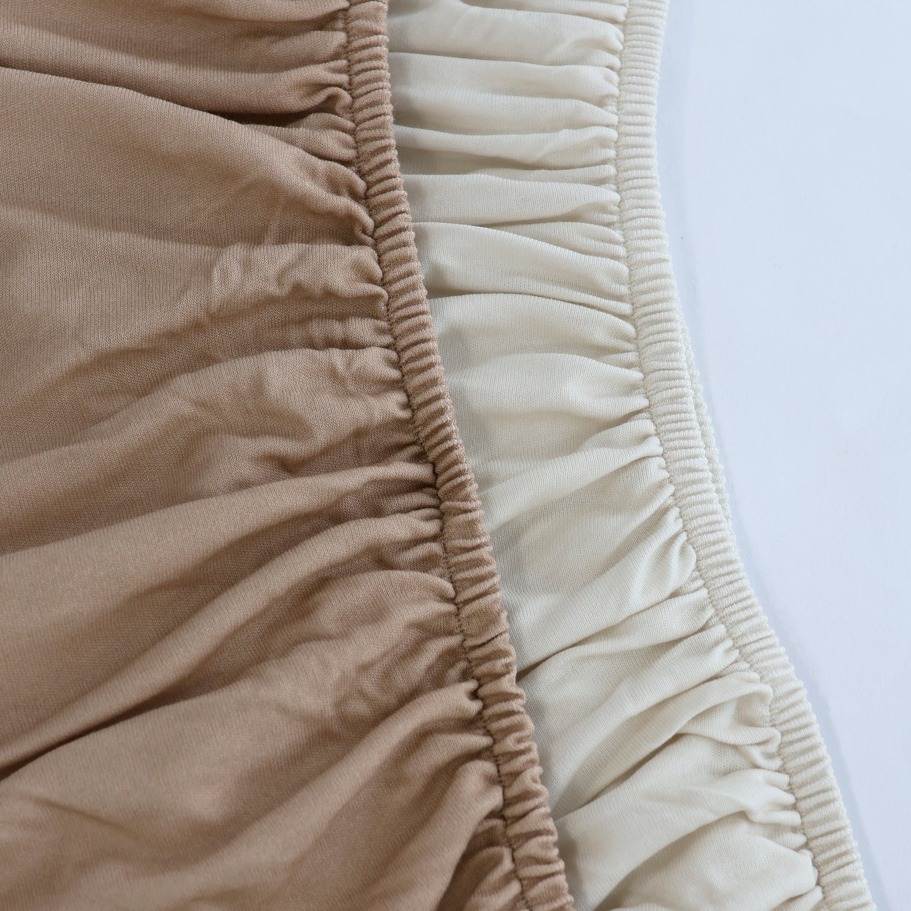 Sundae 2pk Jersey Cot Fitted Sheets - Chestnut - Bubba Blue Australia