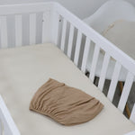 Sundae 2pk Jersey Cot Fitted Sheets - Chestnut - Bubba Blue Australia