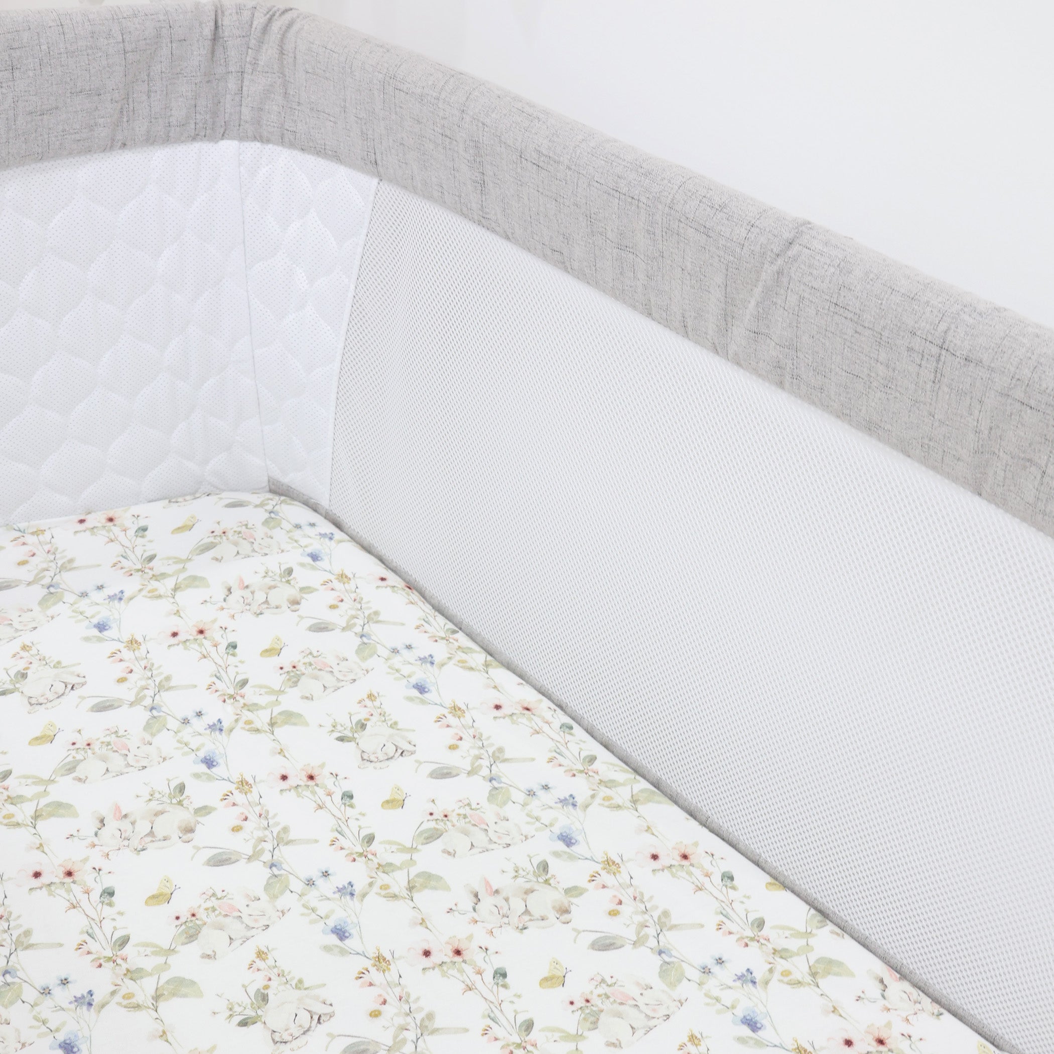 Sleeping Bunny Jersey Co Sleeper/Bedside Sleeper Fitted Sheet