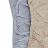 Confetti 2pk Jersey Co Sleeper/Bedside Sleeper Fitted Sheets Grey/Taupe