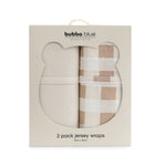 Bubba Sundae 2pk Jersey Wraps - Chestnut - Bubba Blue Australia