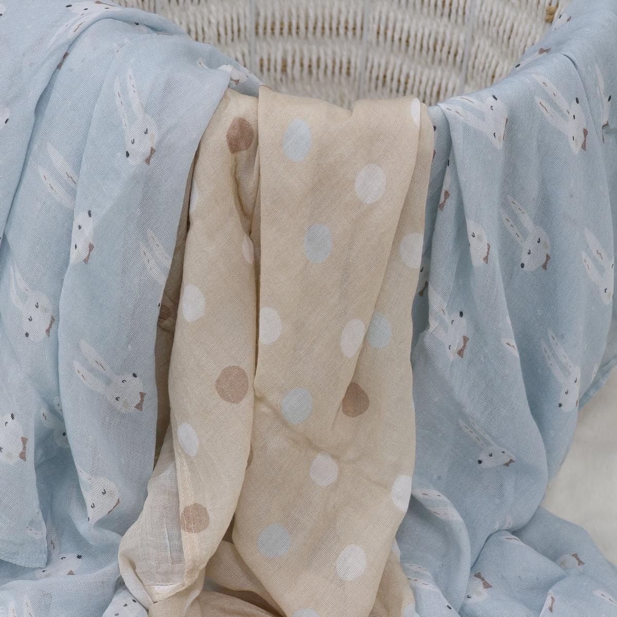Mr. Rabbit 3pk Muslin Wraps