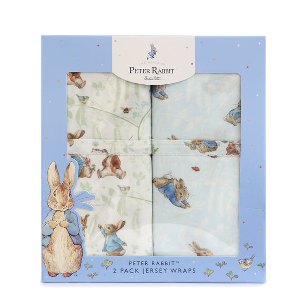 Peter Rabbit & Benjamin Bunny 2pk Jersey Wraps
