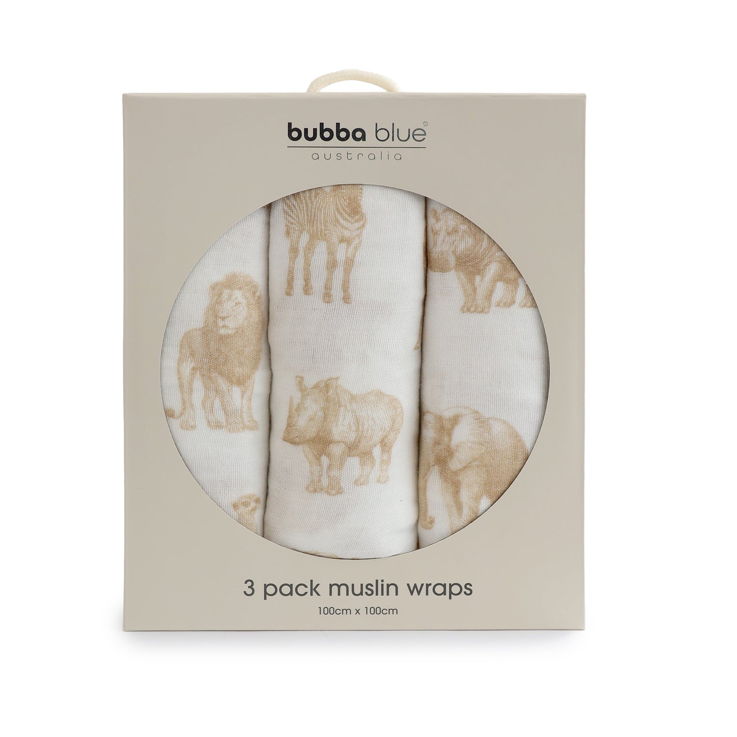 Serengeti 3pk Muslin Wraps