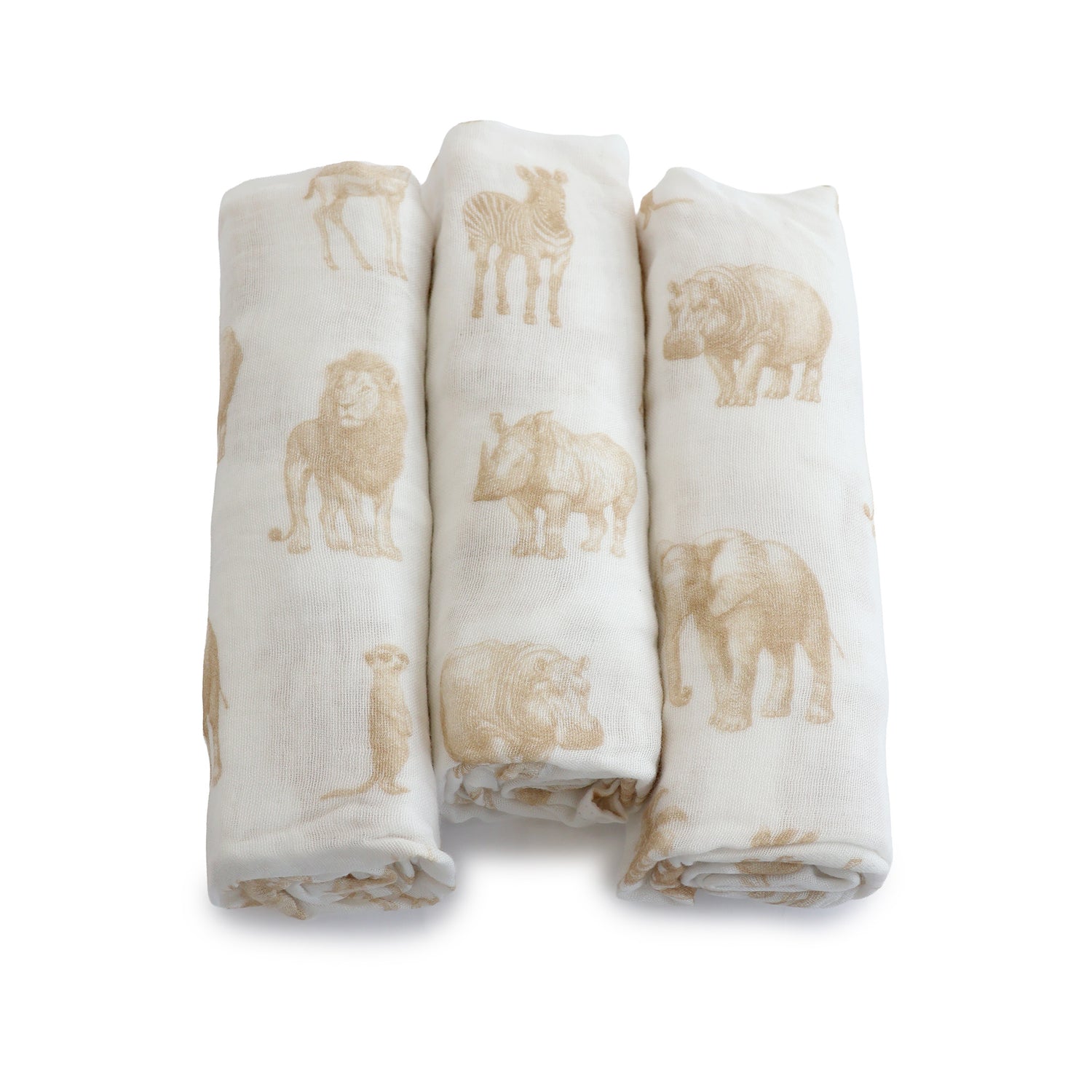 Serengeti 3pk Muslin Wraps