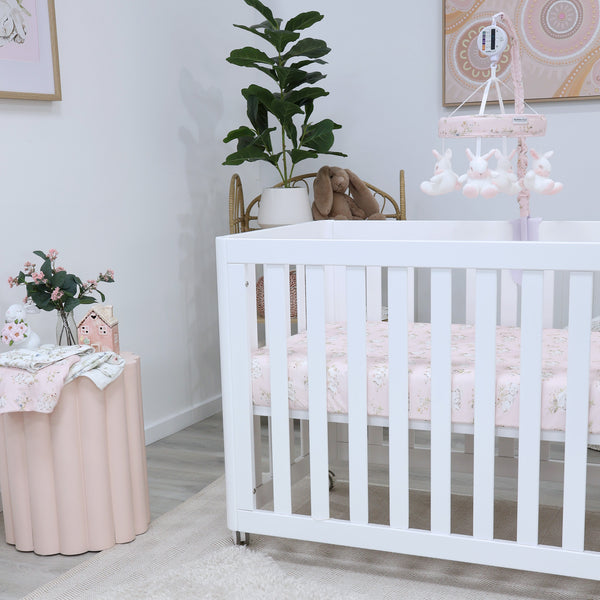 Sleeping Bunny Jersey Cot Fitted Sheet