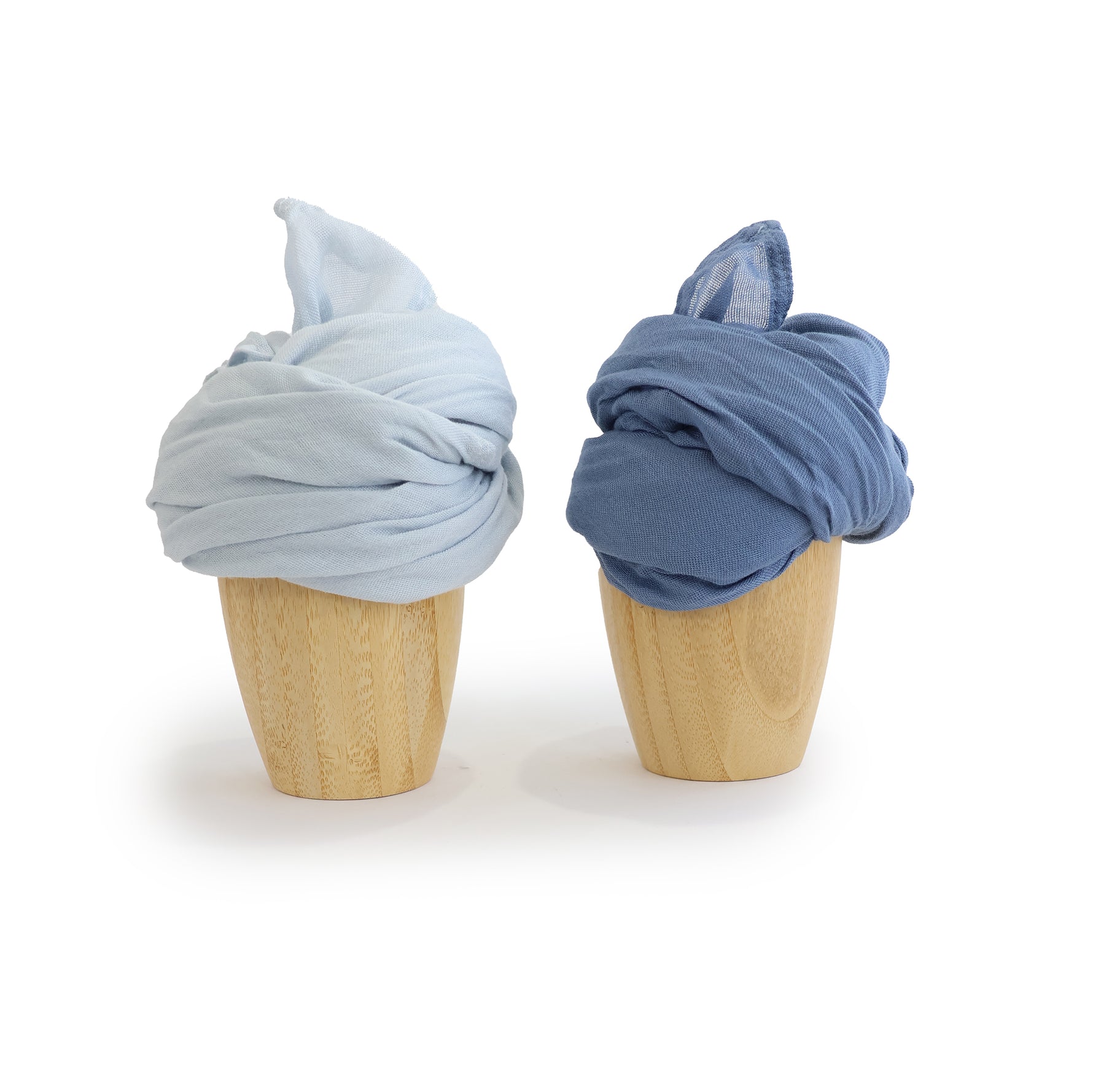 Bubba Sundae 2pk Muslin Wraps - Blueberry - Bubba Blue Australia