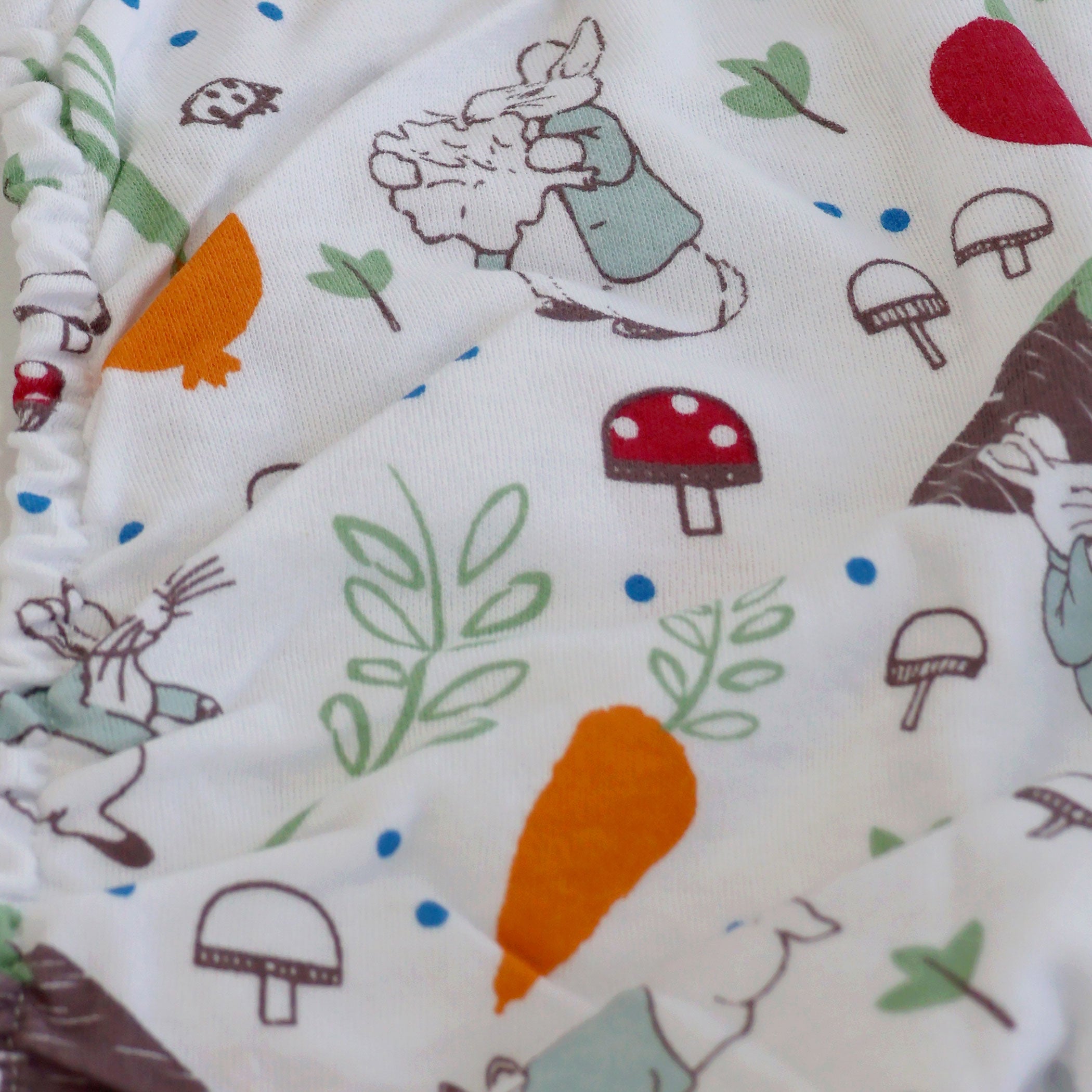 Peter Rabbit 'New Adventure' Co Sleeper/Bedside Sleeper Jersey Fitted Sheet - Blue