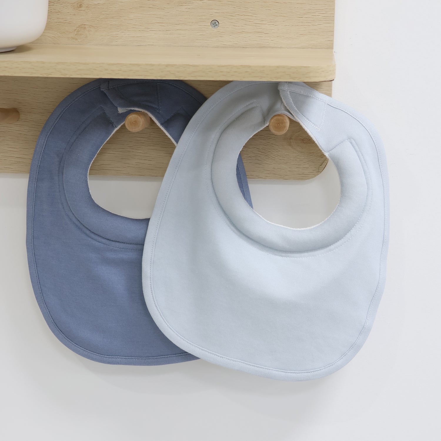 Bubba Sundae 2pk Dribble Bibs - Blueberry