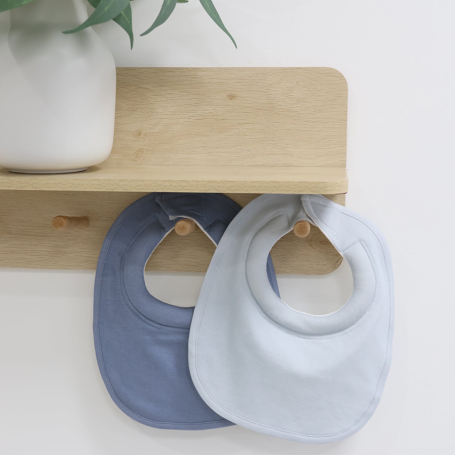 Bubba Sundae 2pk Dribble Bibs - Blueberry