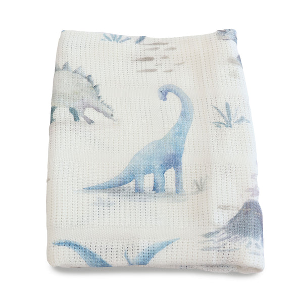 Jurassic Bamboo Cellular Blanket