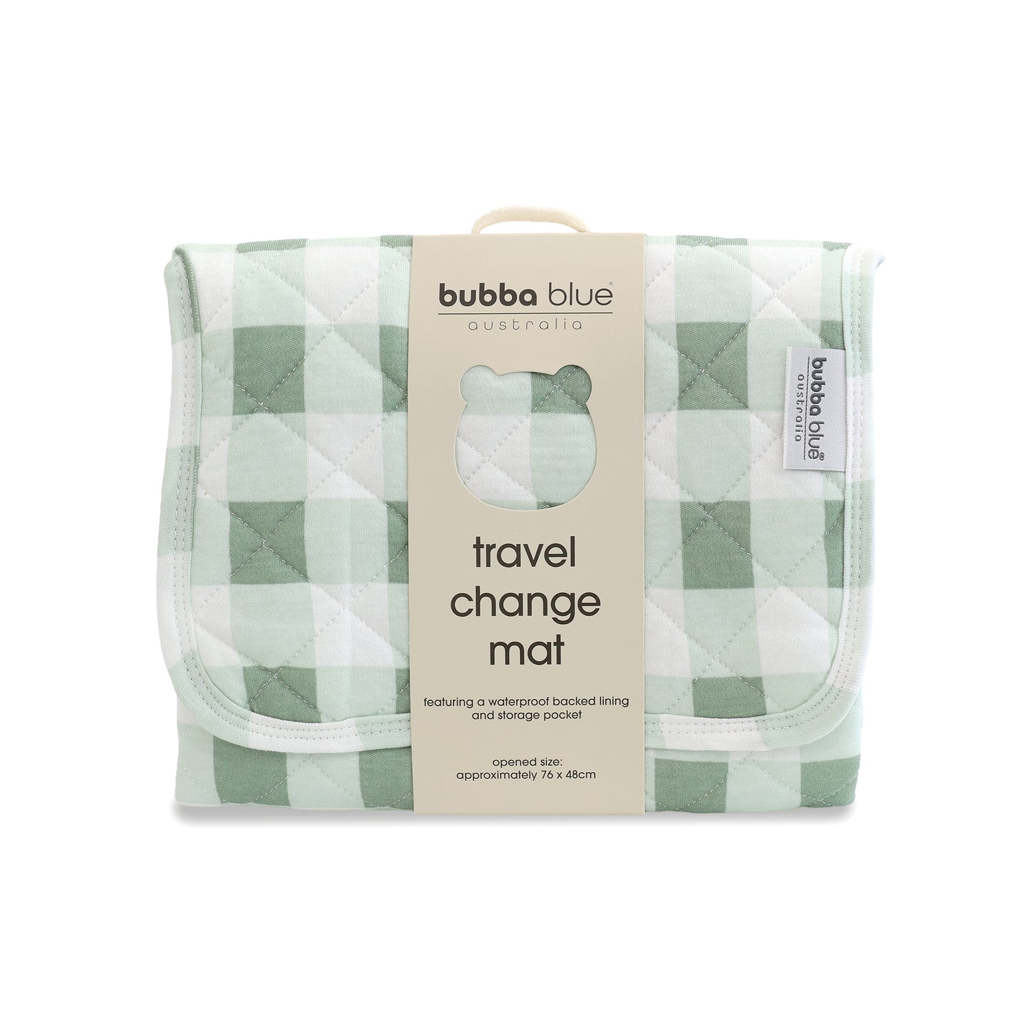 Bubba Sundae Travel Change Mat - Green Tea