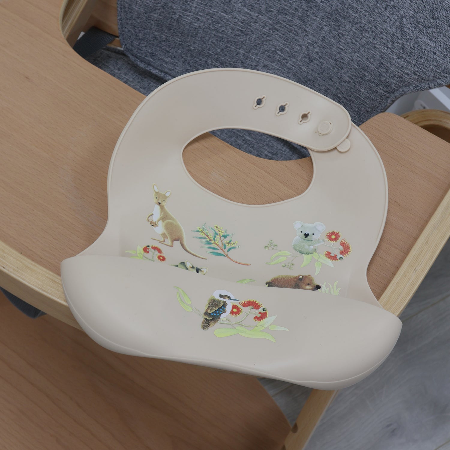 Aussie Animals Silicone Bib