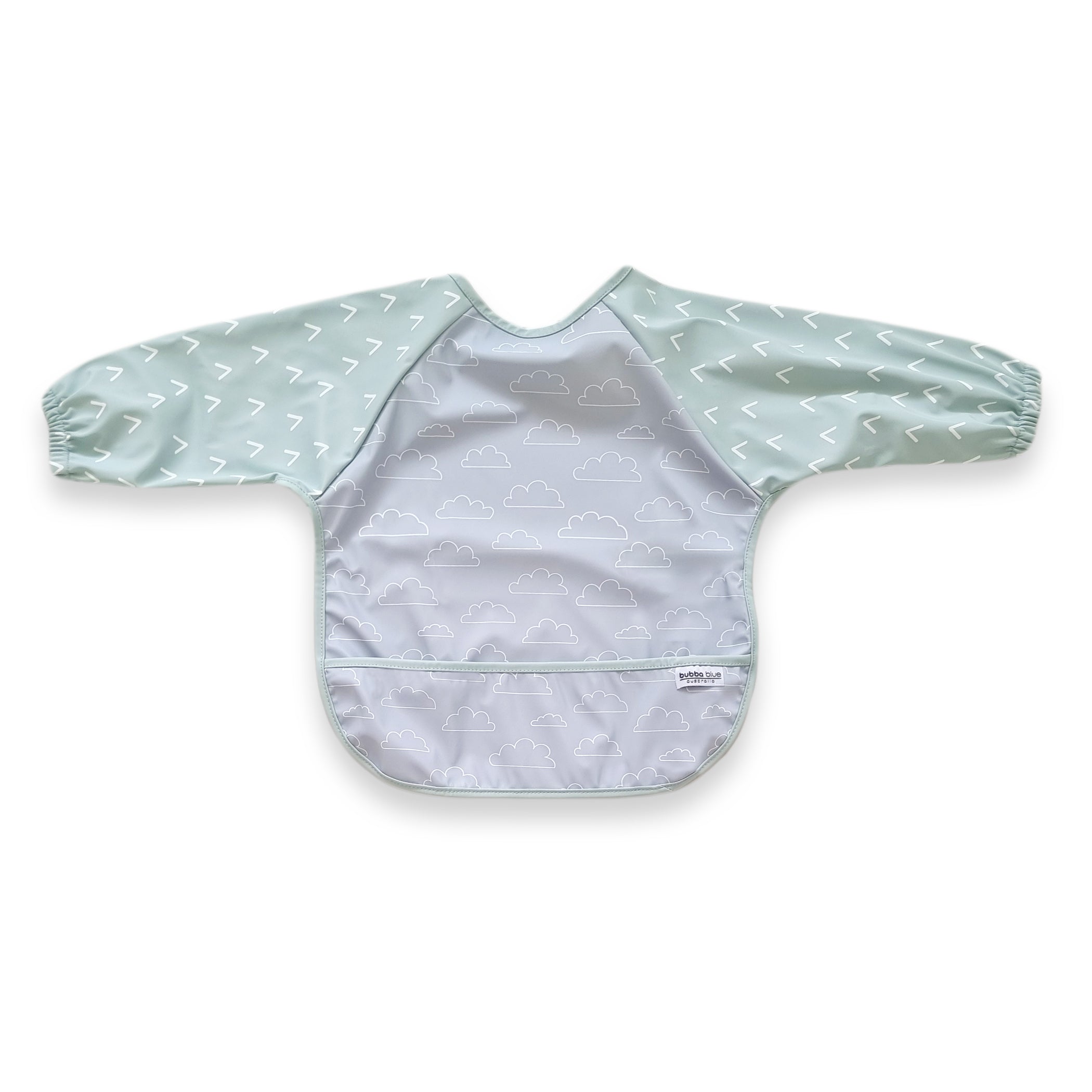 Nordic Smock Bib - Sky/Mint