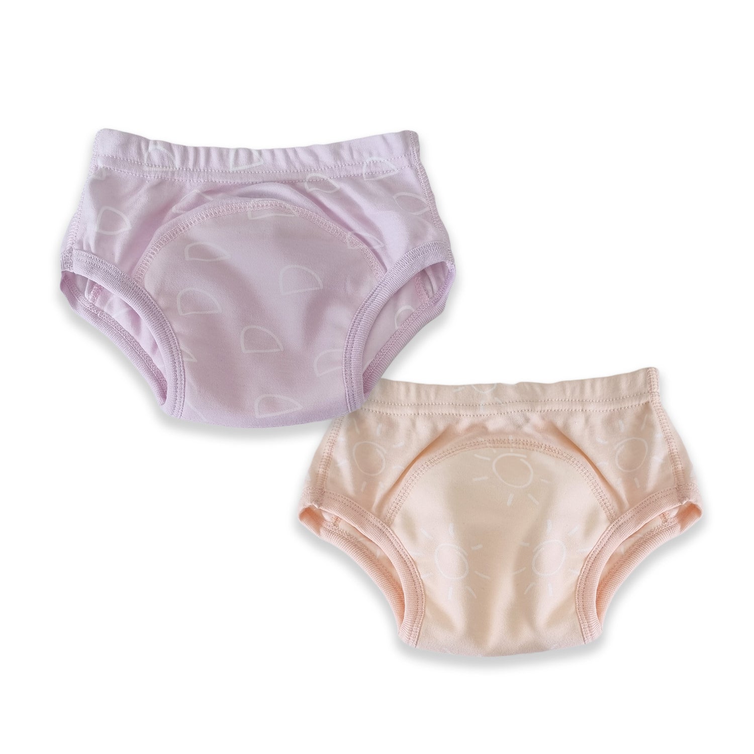 2pk Training Pants Lilac/Peach - Large
