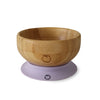 Plum Bamboo and Silicone Suction Bowl - Smokey Lilac