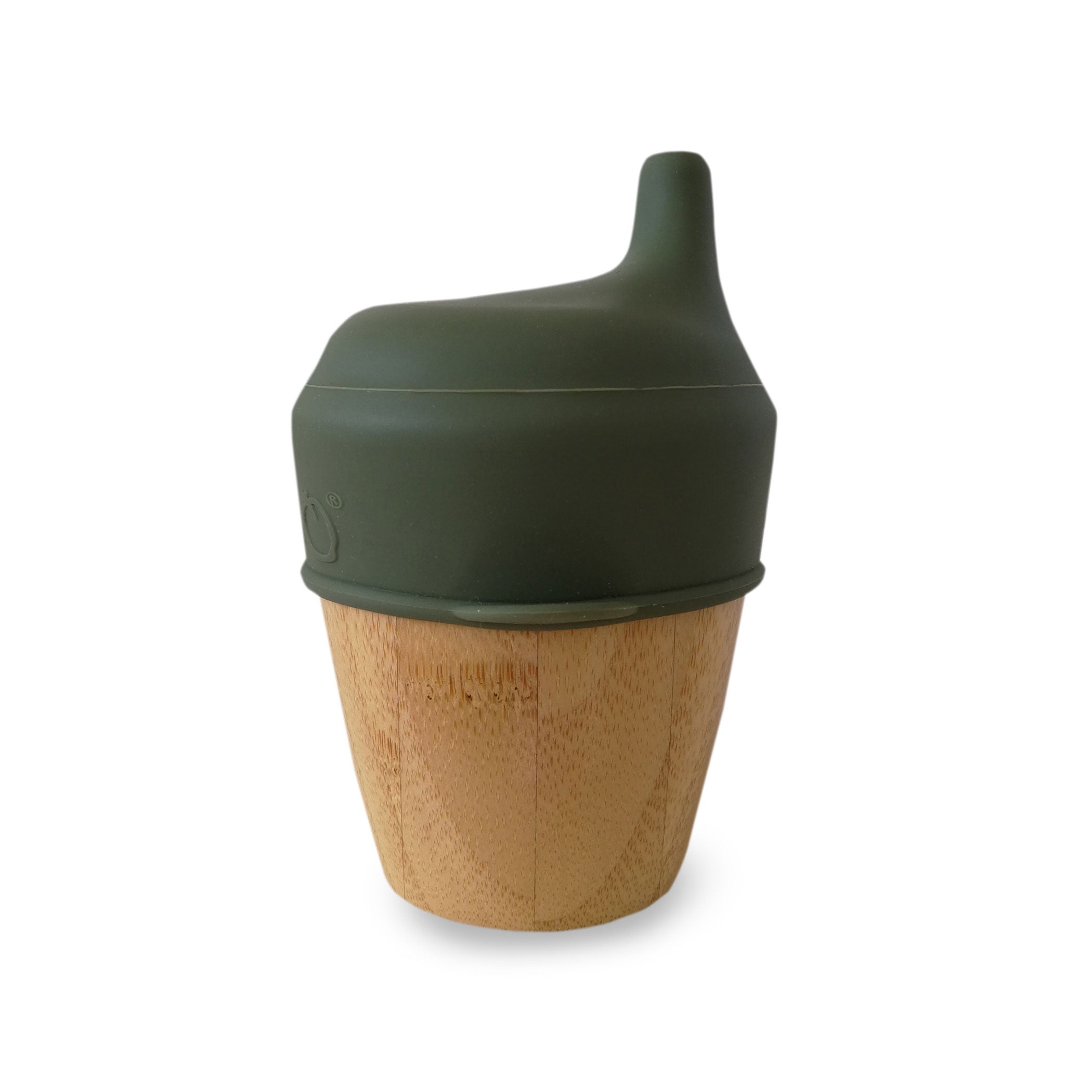 Plum Bamboo and Silicone Sippy Cup - Pesto