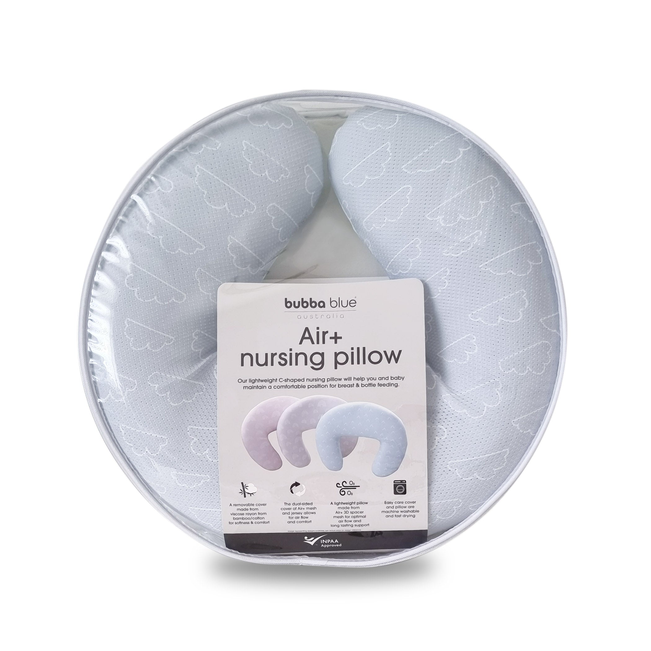 Nordic Air+ Nursing Pillow Sky/Mint