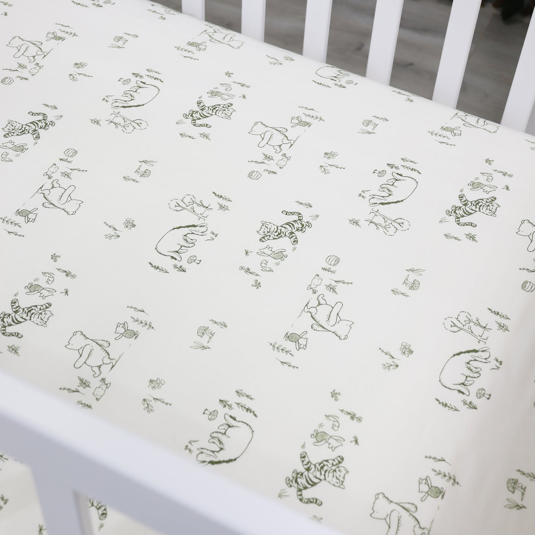 Disney Classic Pooh Cot Fitted Sheet - Bubba Blue Australia