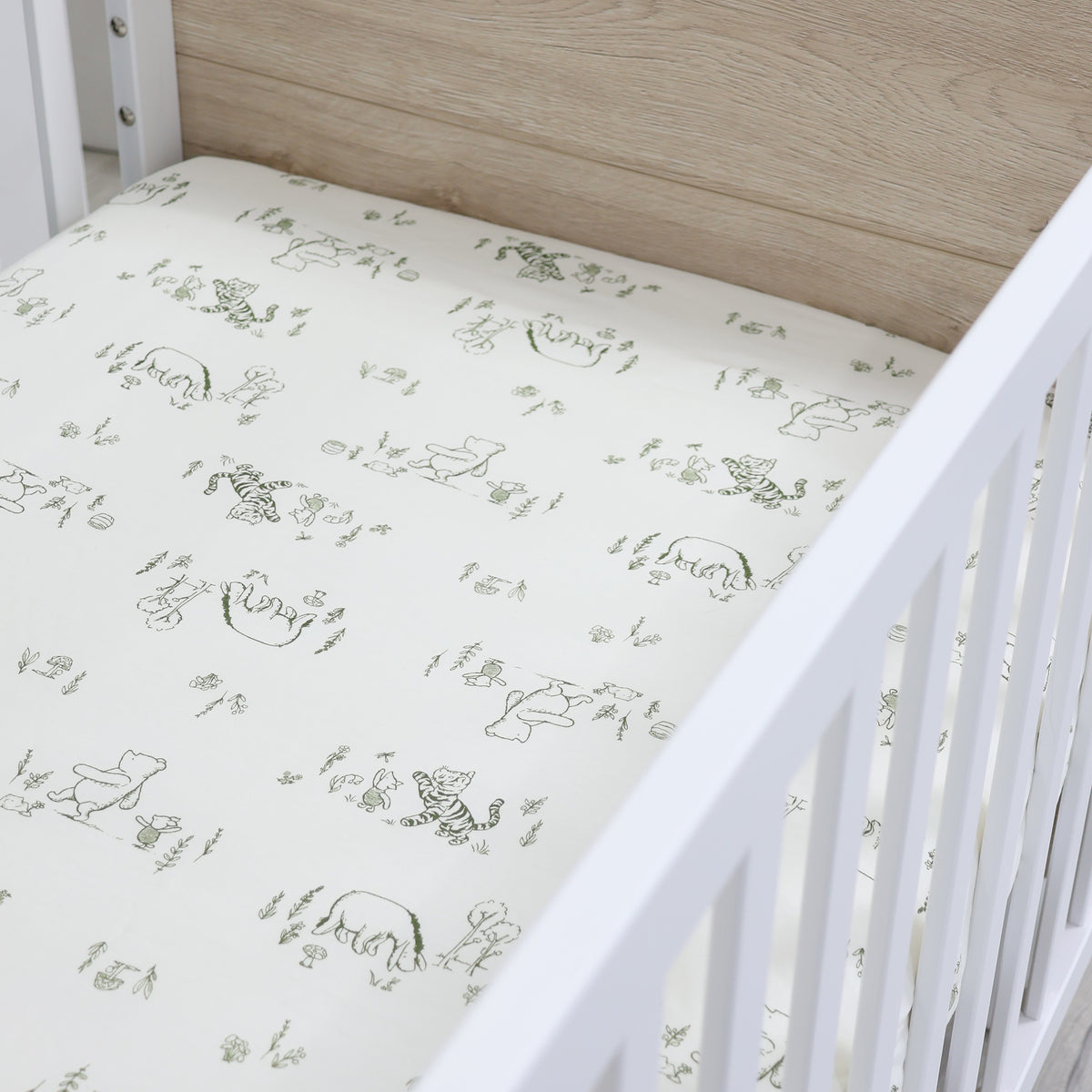 Disney Classic Pooh Cot Fitted Sheet - Bubba Blue Australia