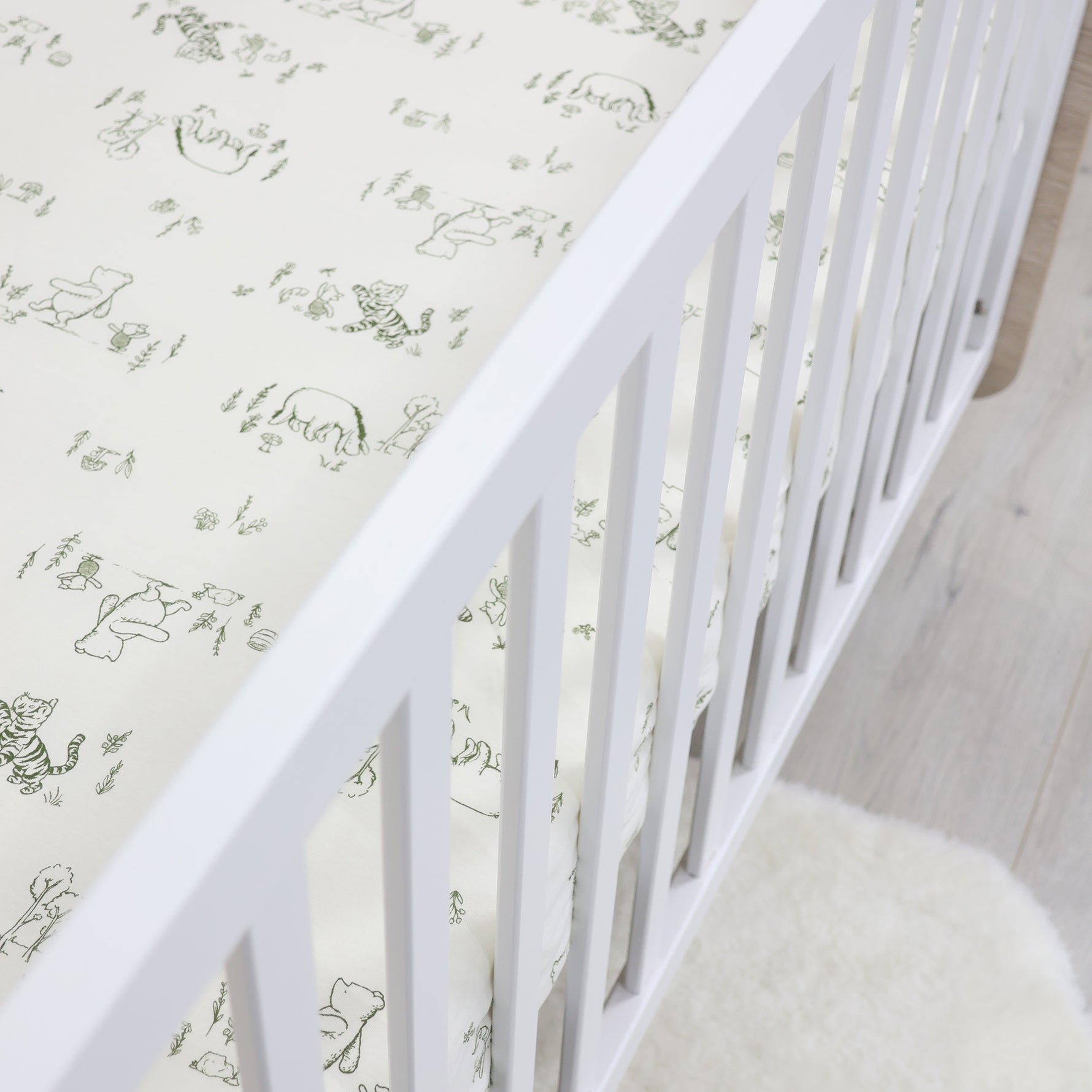 Disney Classic Pooh Cot Fitted Sheet - Bubba Blue Australia