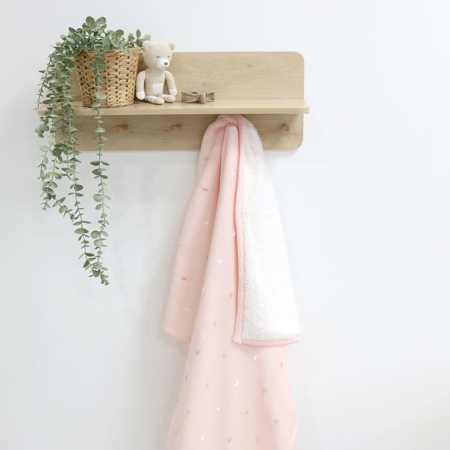 Confetti Knit Blanket - Berry
