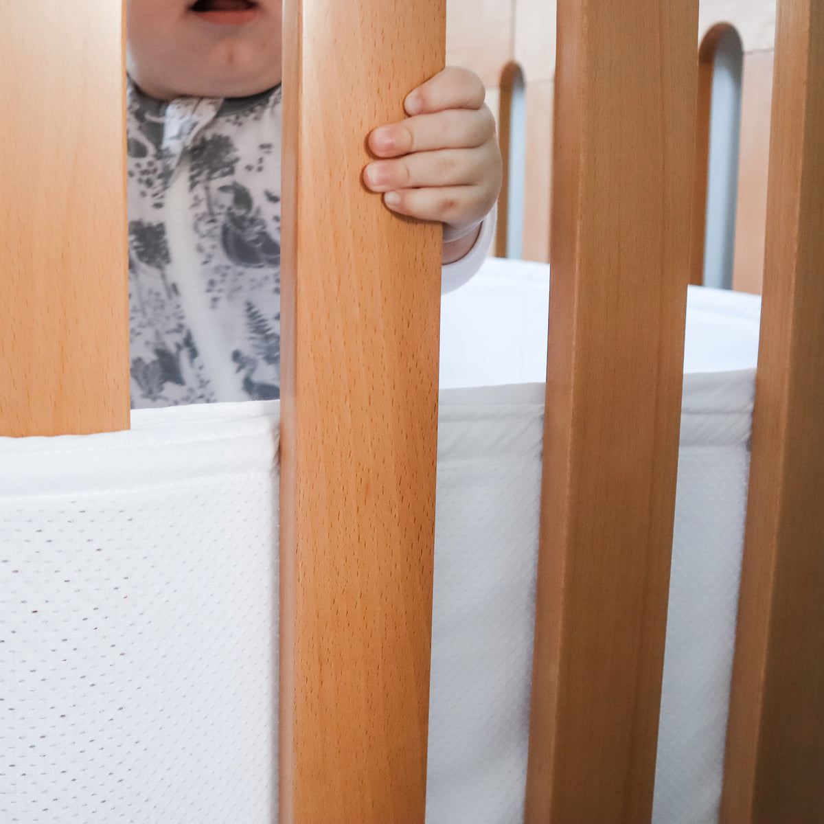 Air+ Cot Liner - White - Bubba Blue Australia