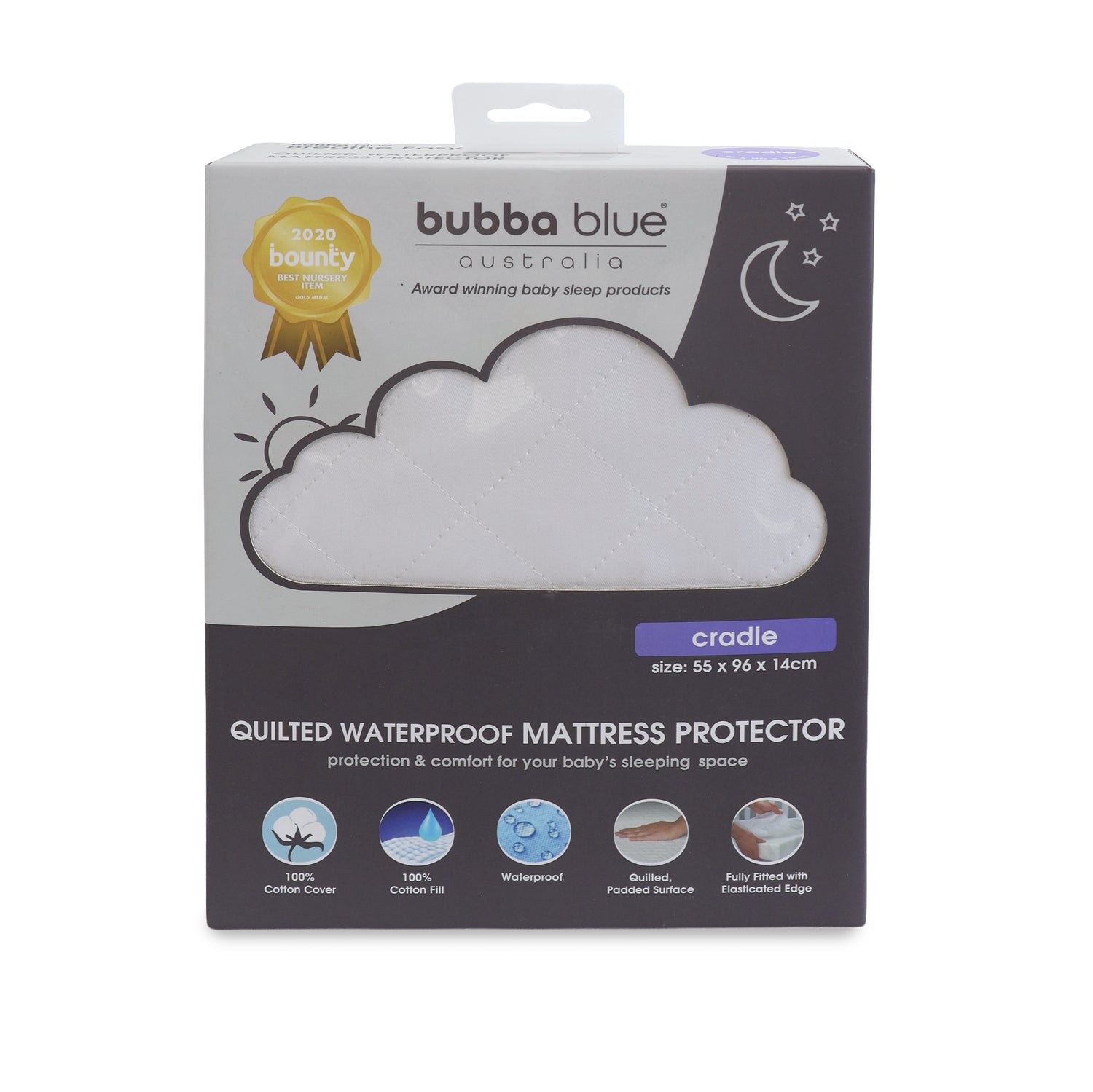 Cradle Waterproof Quilted Mattress Protector