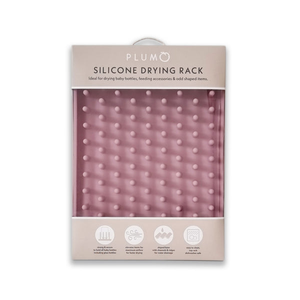 PLUM Silicone Drying Rack - Dusty Berry