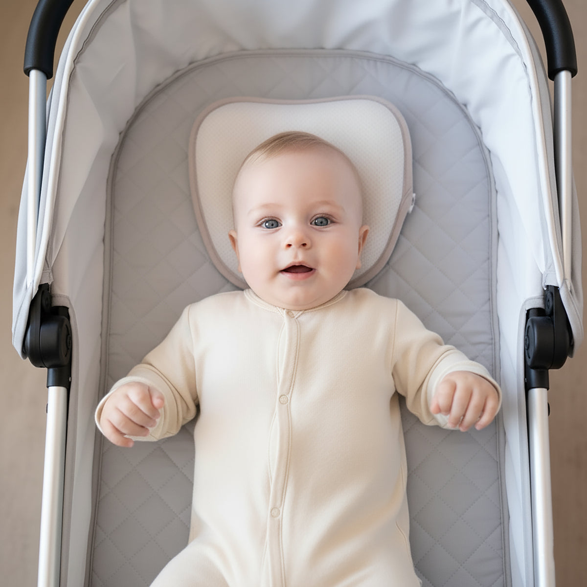 Breathe Easy® Infant Head Rest -Grey - Bubba Blue Australia