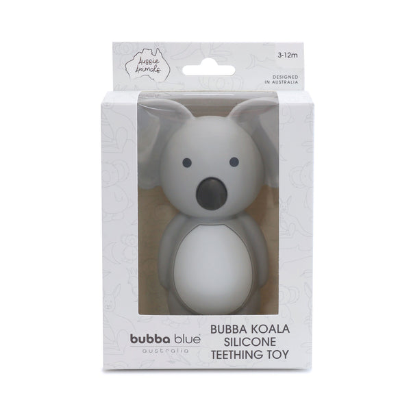 Aussie Animals Bubba Koala Silicone Teething Toy Grey