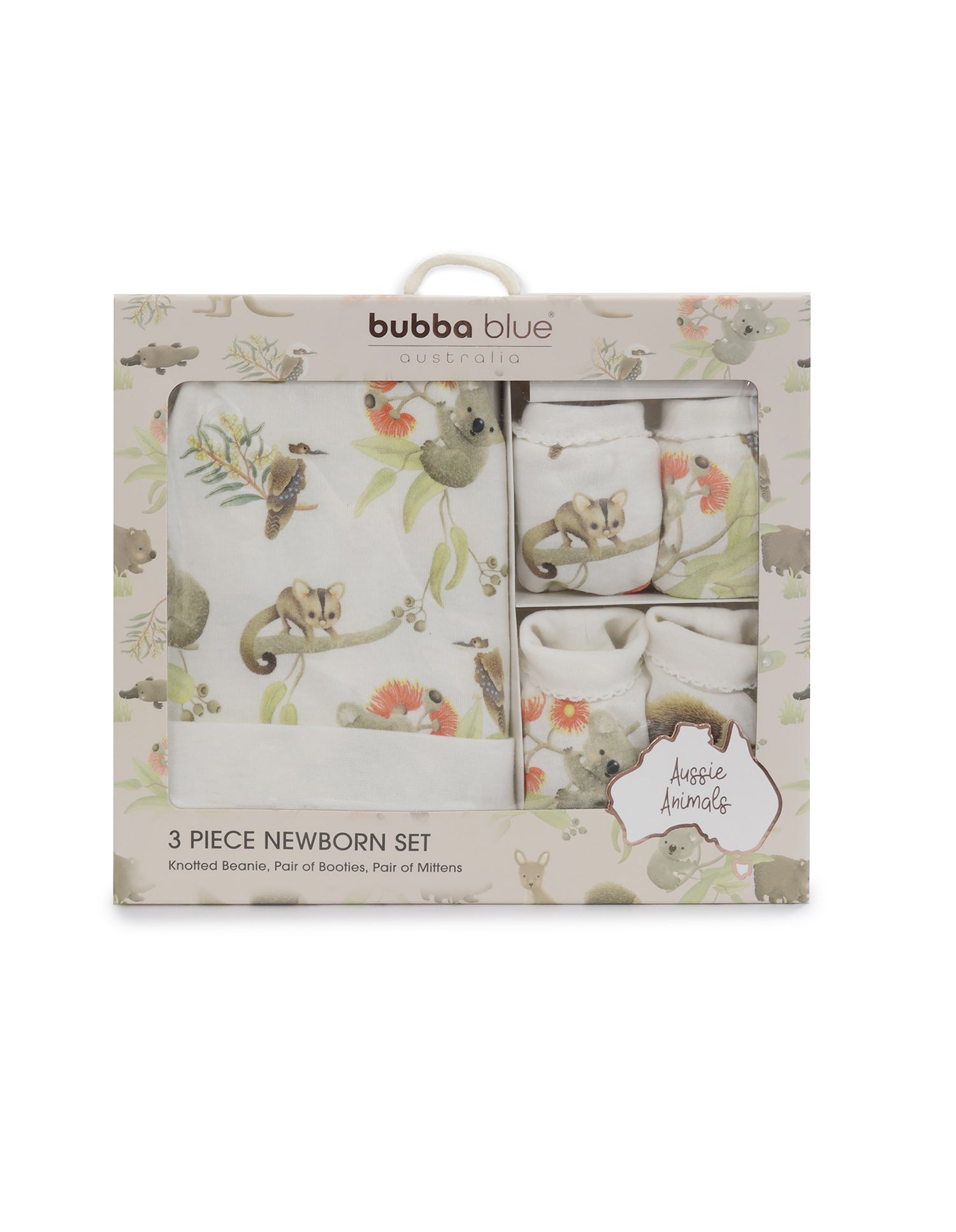 Aussie Animals 3pcs Layette Set