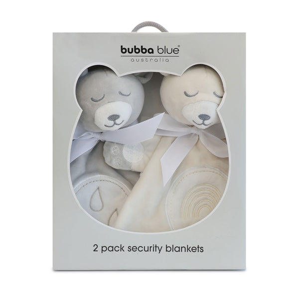 Nordic 2pk Security Blankets - Sand/Grey