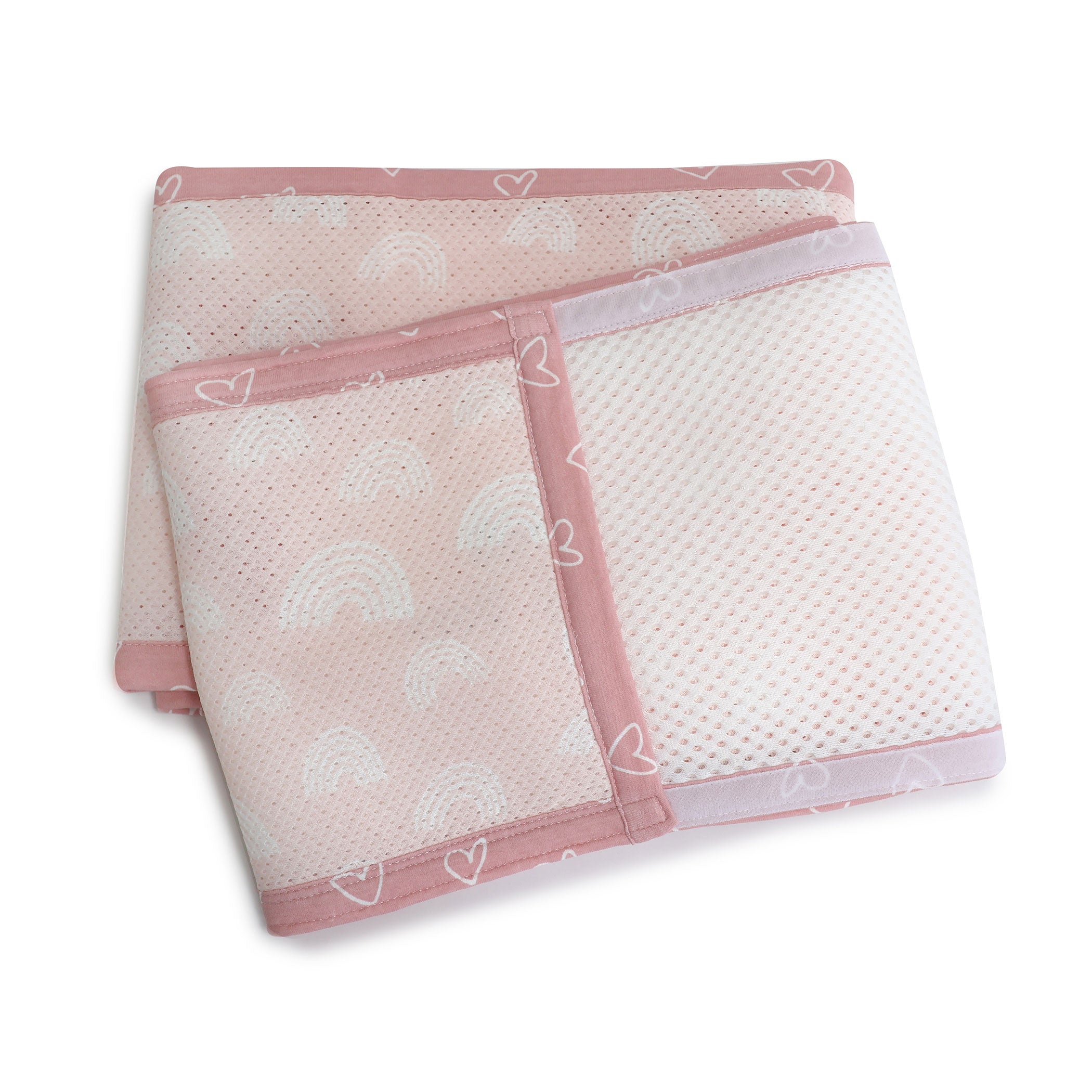 Nordic Breathe Easy® Air+ Cot Liner Dusty Berry/Rose