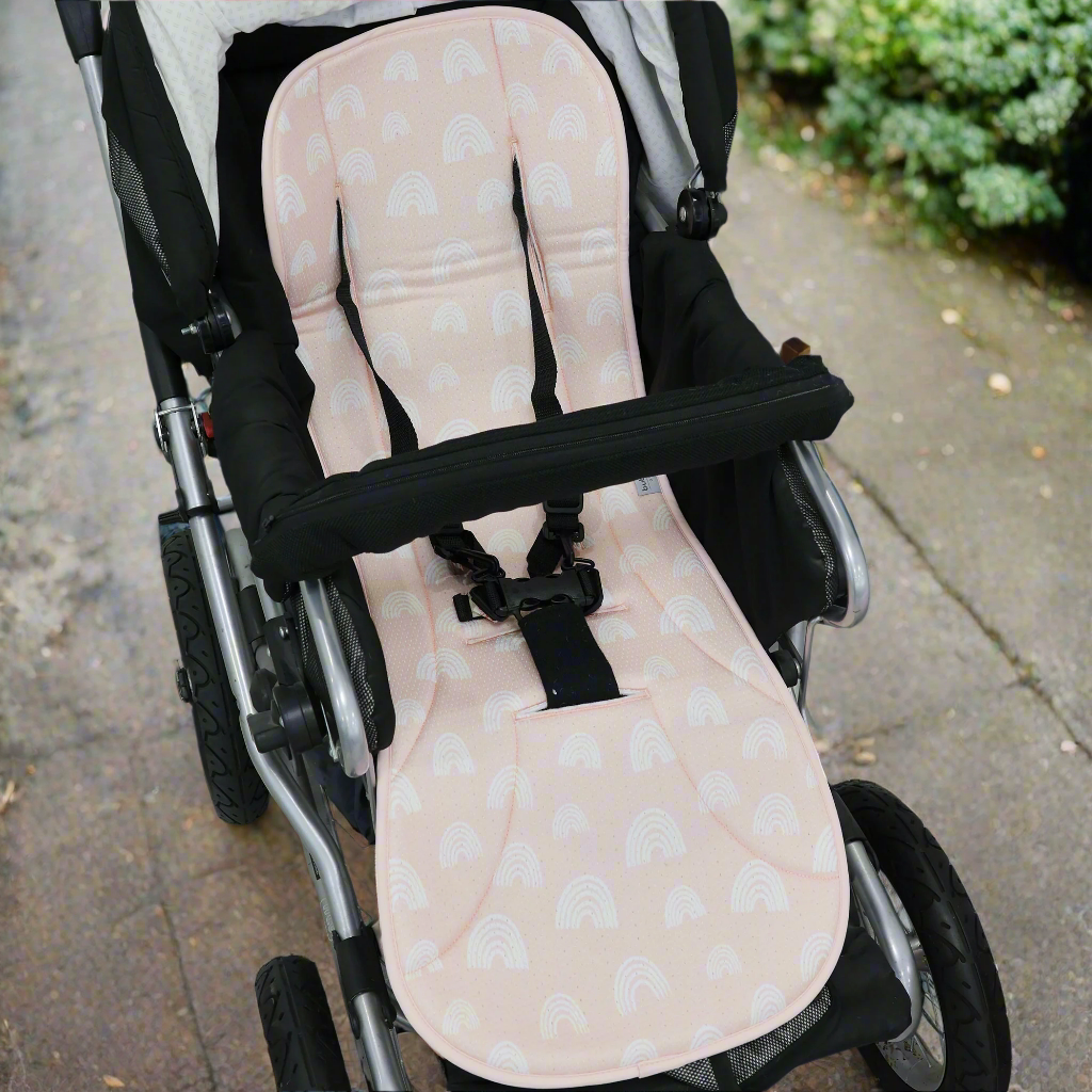 Nordic AIR+ Reversible Pram Liner - Berry/Rose