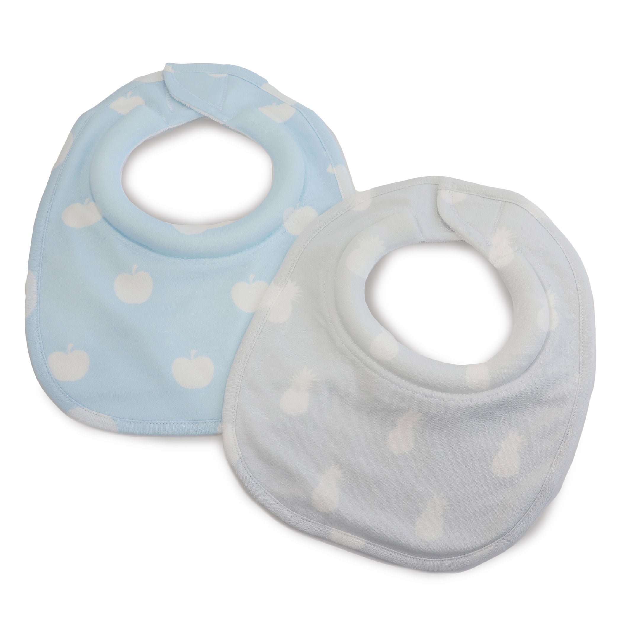 Nordic Sorbet 2pk Dribble Bibs Apple/Pineapple